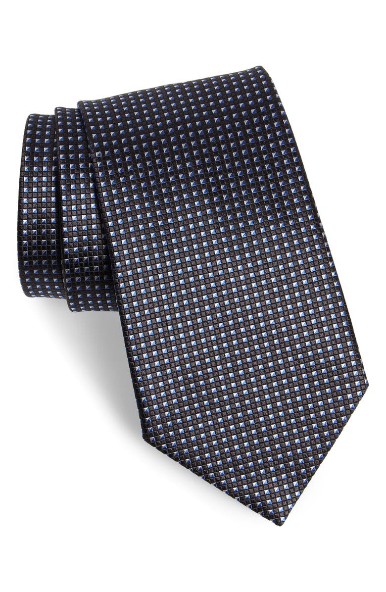 ZEGNA Ermenegildo Zegna Geometric Silk Tie, Main, color,