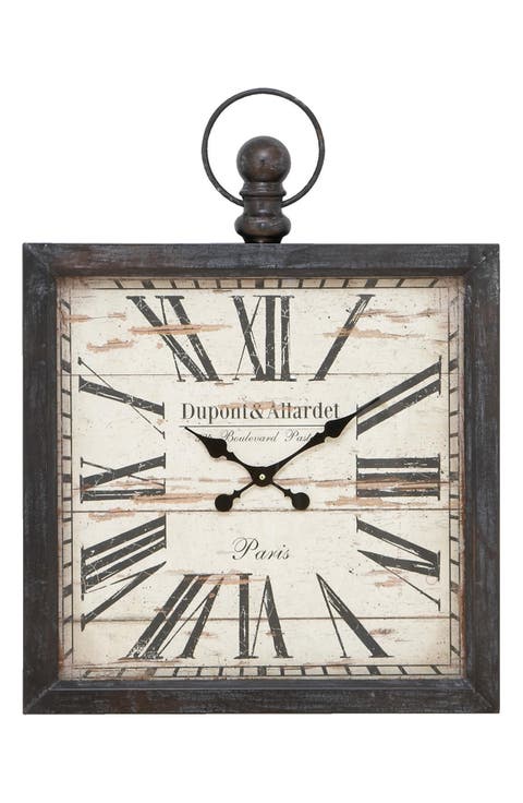 Square Wall Clock