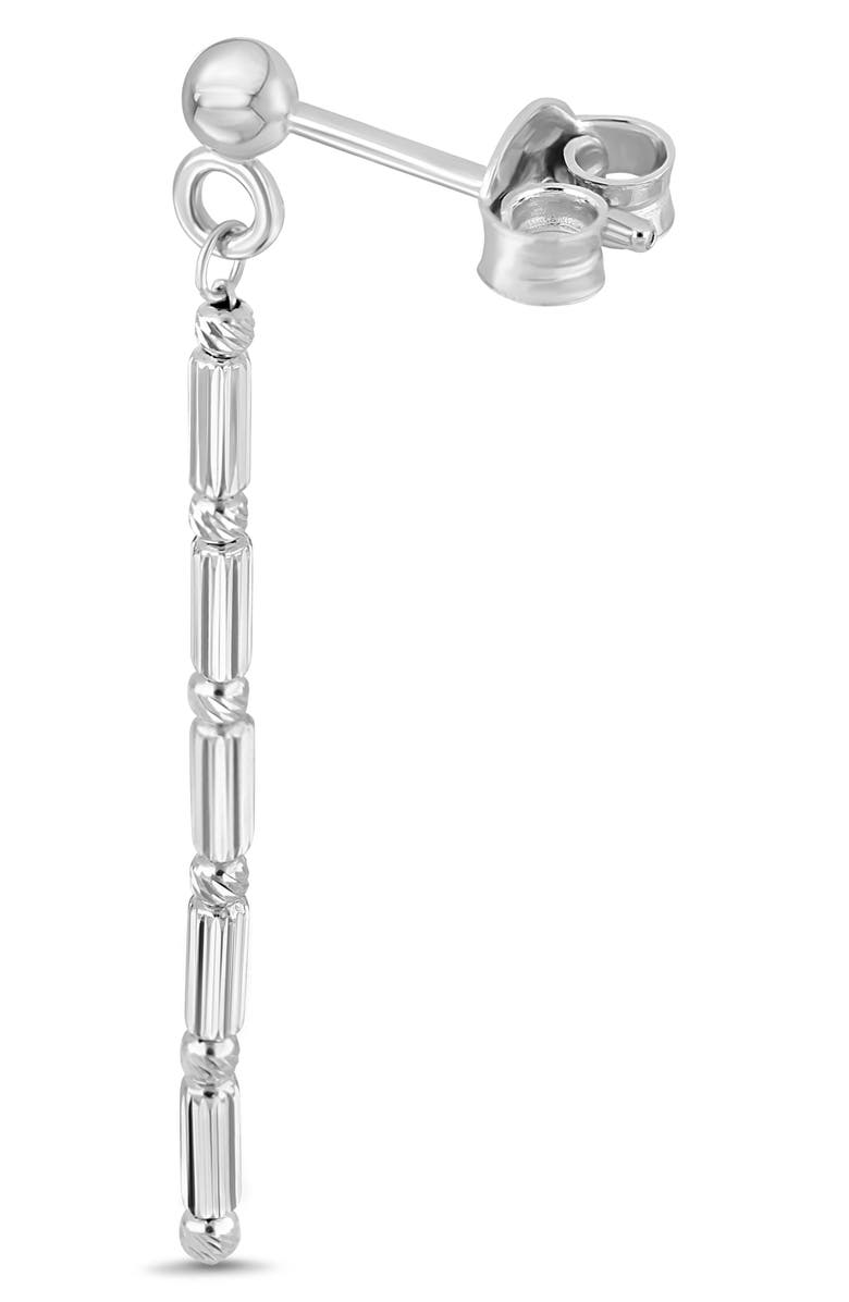Bony Levy 14K White Gold Linear Drop Earrings, Alternate, color, 14K White Gold