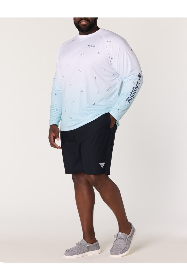 Big & Tall PFG Frenzy Long-Sleeve T-Shirt, Alternate, color, MARINE LIGHT