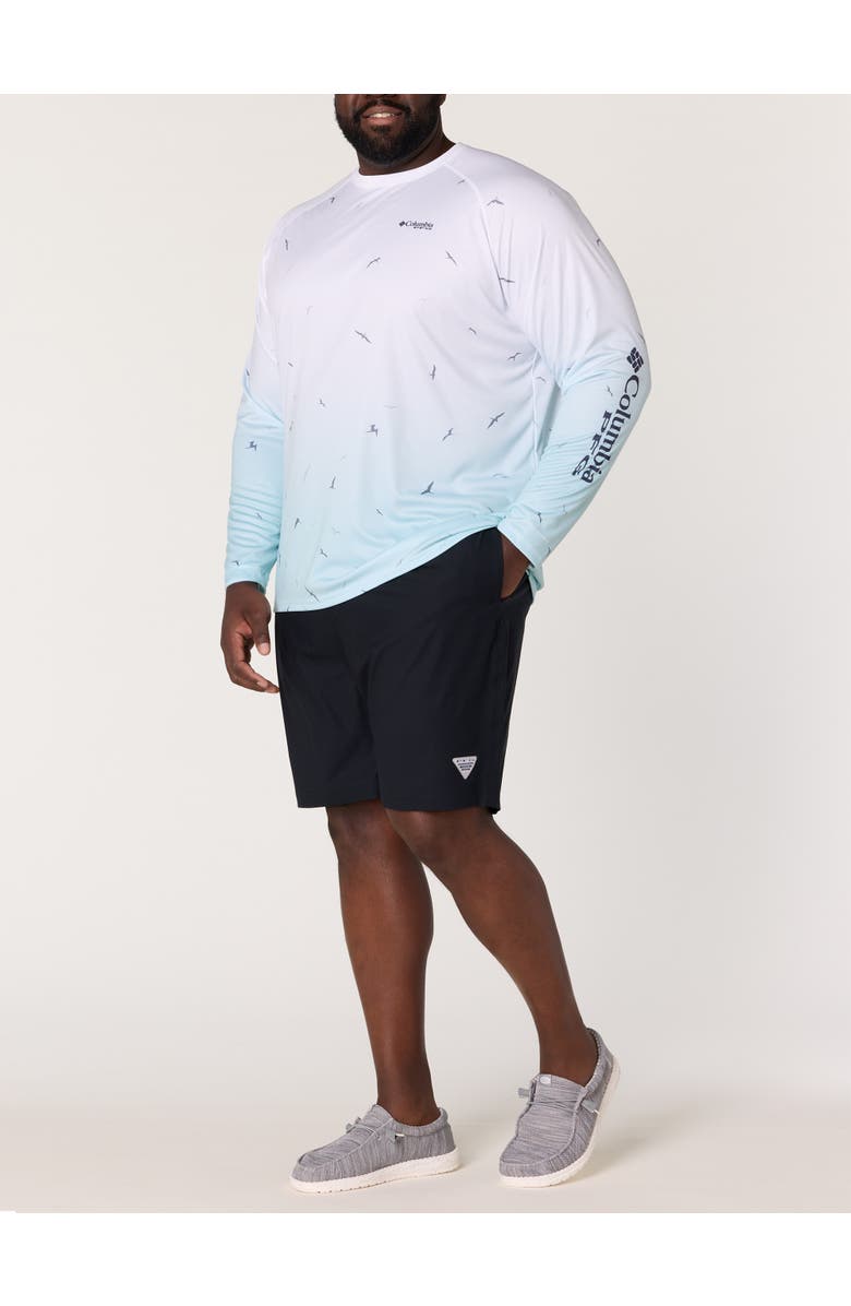 Columbia Big & Tall PFG Frenzy Long-Sleeve T-Shirt, Alternate, color, Marine Light