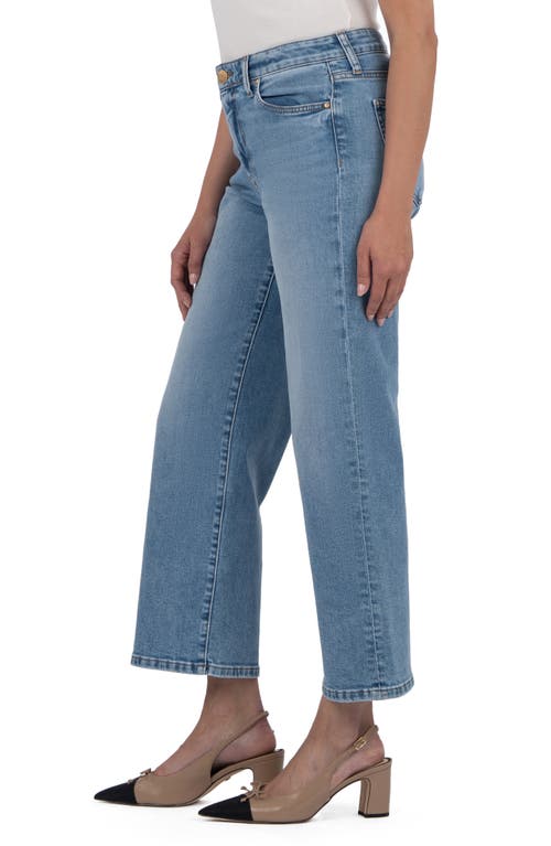 Kut From The Kloth High Waist Wide Leg Jeans In Blue