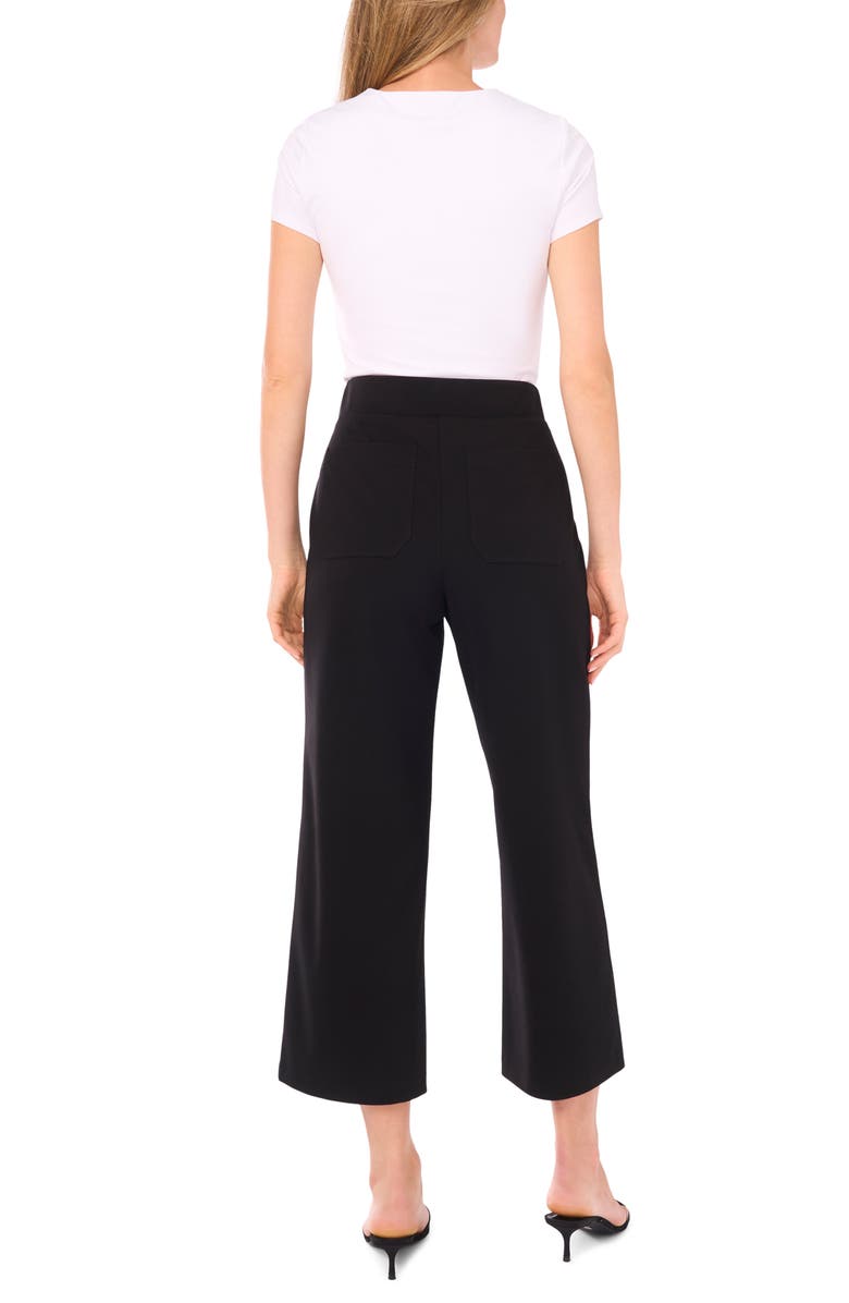Vince Camuto Patch Pocket Pull-On Pants, Alternate, color, Rich Black