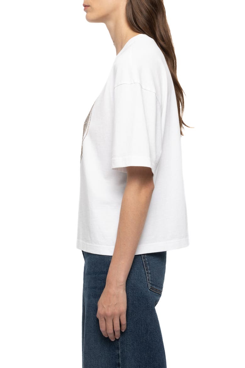 Taida Crystal Embellished Graphic Heart T-Shirt, Alternate, color, WHITE