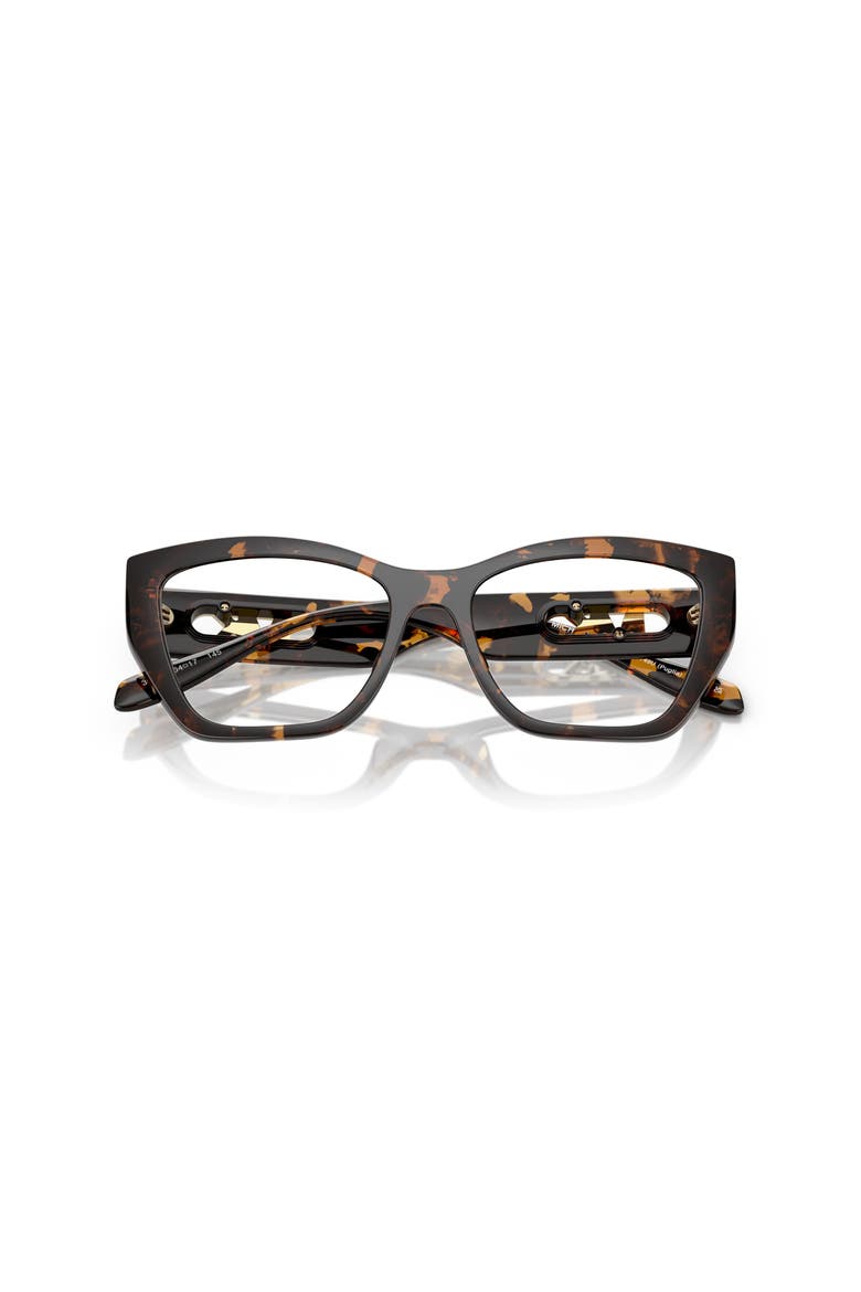 54mm Square optical glasses, Alternate, color, Tortoise