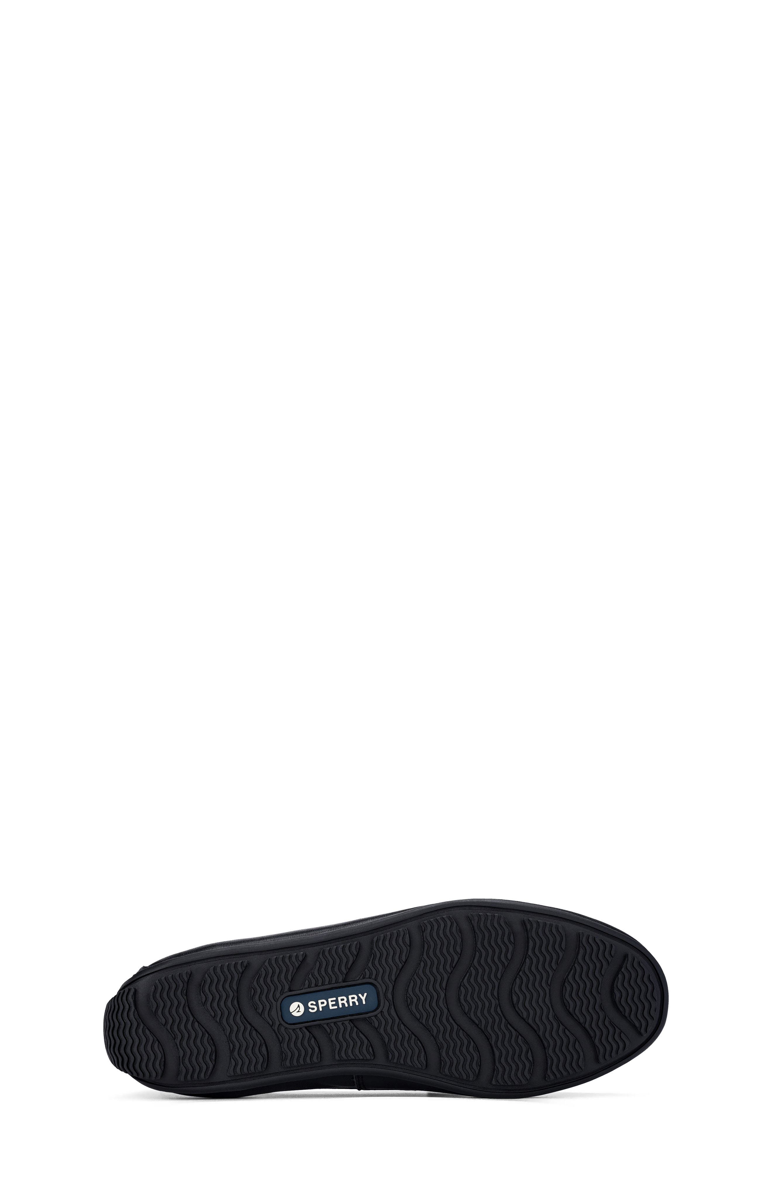 Kids' Leather Driver Moc Penny Loafer, Alternate, color, BLACK