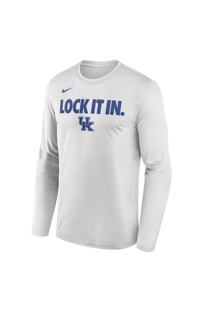 Nike Men's Nike  White Kentucky Wildcats 2026 On-Court Bench Long Sleeve T-Shirt, Alternate, color, White
