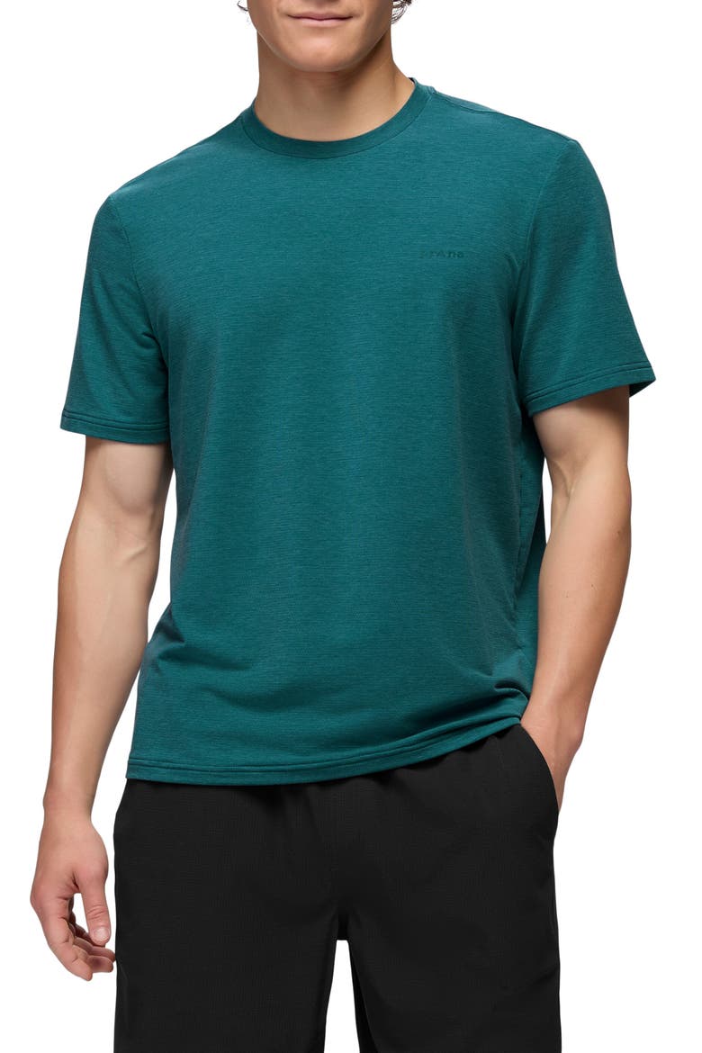 Tolmie Tech Performance T-Shirt, Main, color, BLUE CORAL HEATHER