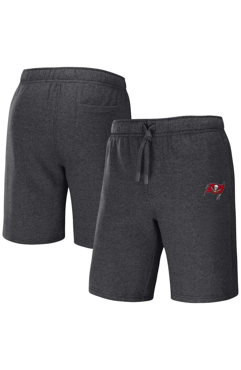 NFL X DARIUS RUCKER Men's NFL x Darius Rucker Collection by Fanatics Heather Charcoal Tampa Bay Buccaneers Logo Shorts, Main, color, 