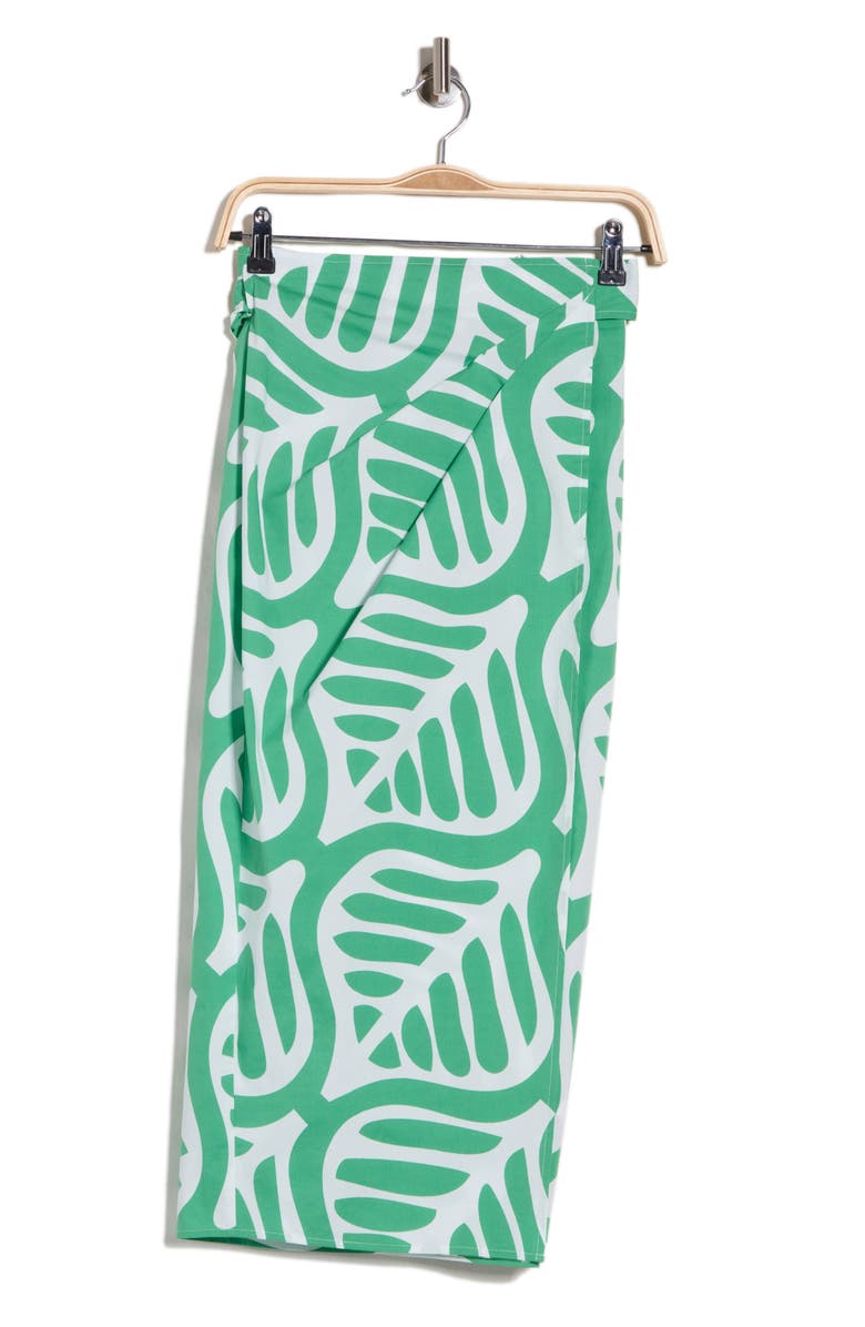 DVF Alessia Skirt, Alternate, color, Desert Palm/ Green