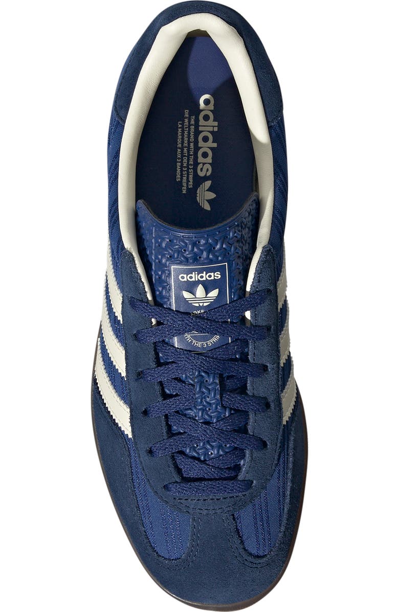 adidas Gazelle Indoor Sneaker, Alternate, color, Blue/Indigo/ Cream White