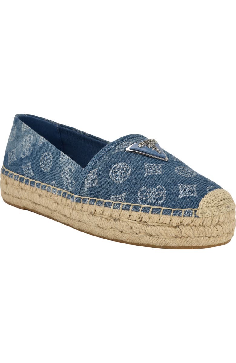 GUESS Jolandon Espadrille, Main, color, Blue