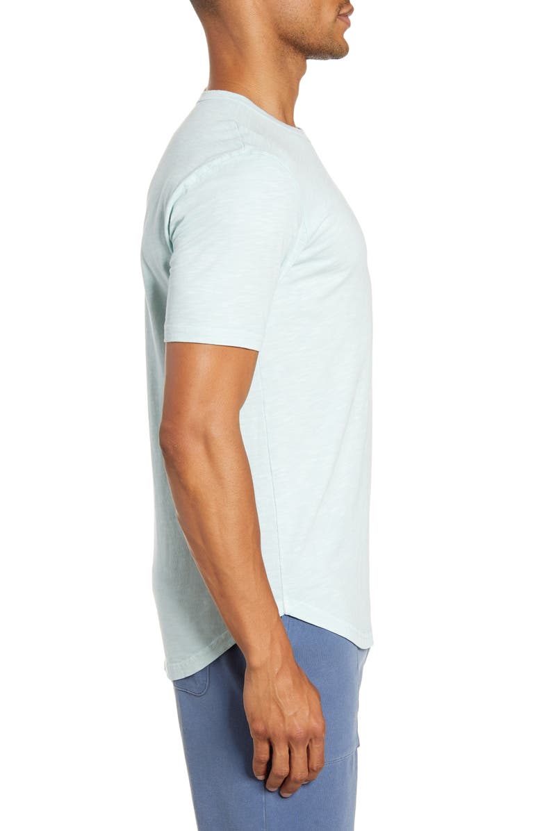 Goodlife Sun Faded Slub Scallop Crew T-Shirt, Alternate, color, Seafoam