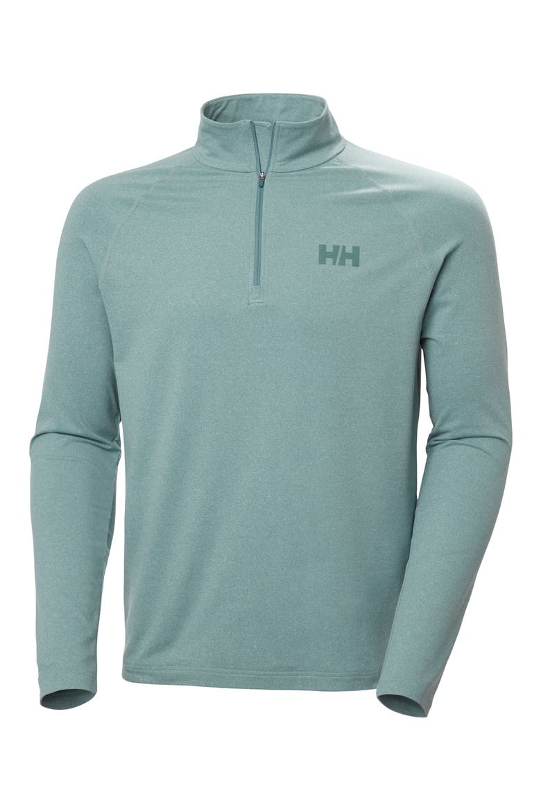 Tyri Half Zip Pullover, Alternate, color, 494 OPAL GREEN