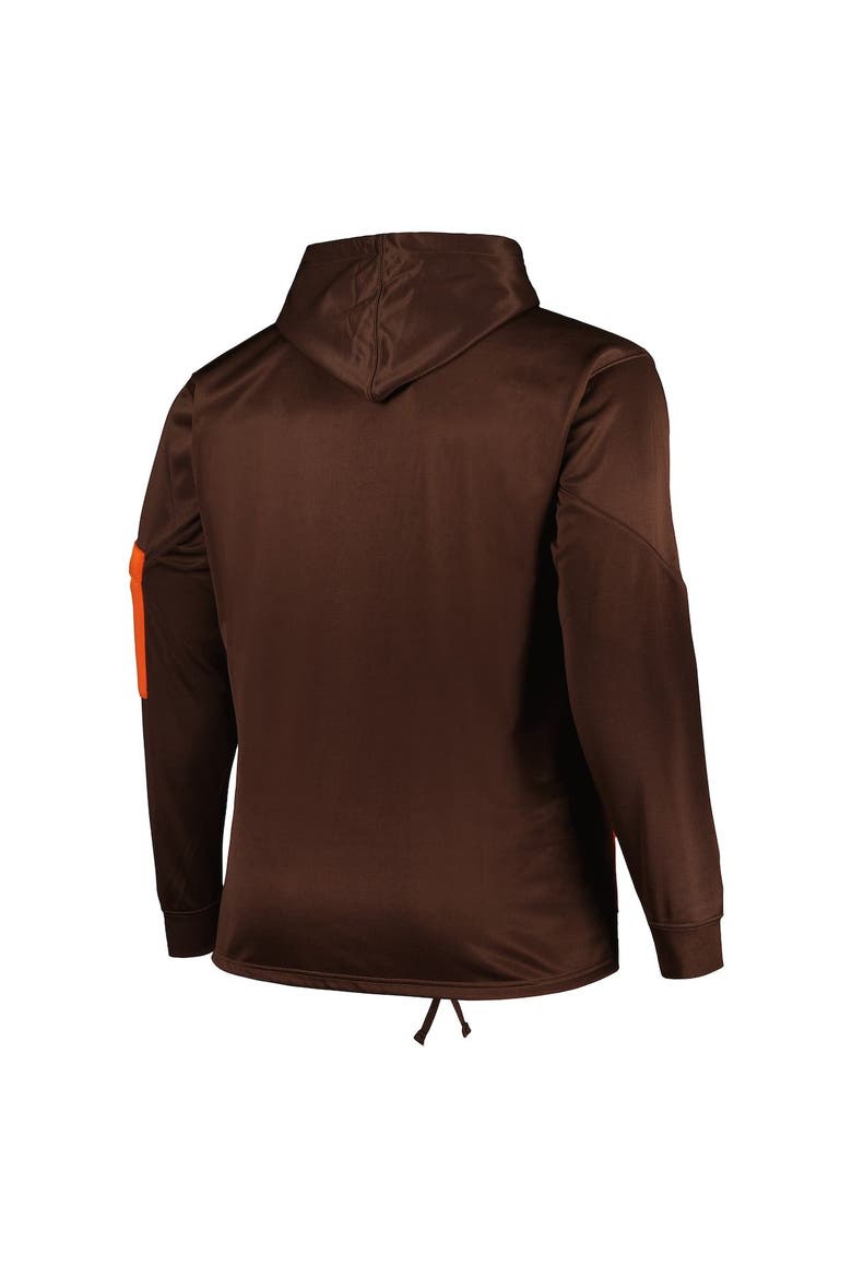 Men's Fanatics Branded  Brown Cleveland Browns Big & Tall Pullover Hoodie, Alternate, color, Brown
