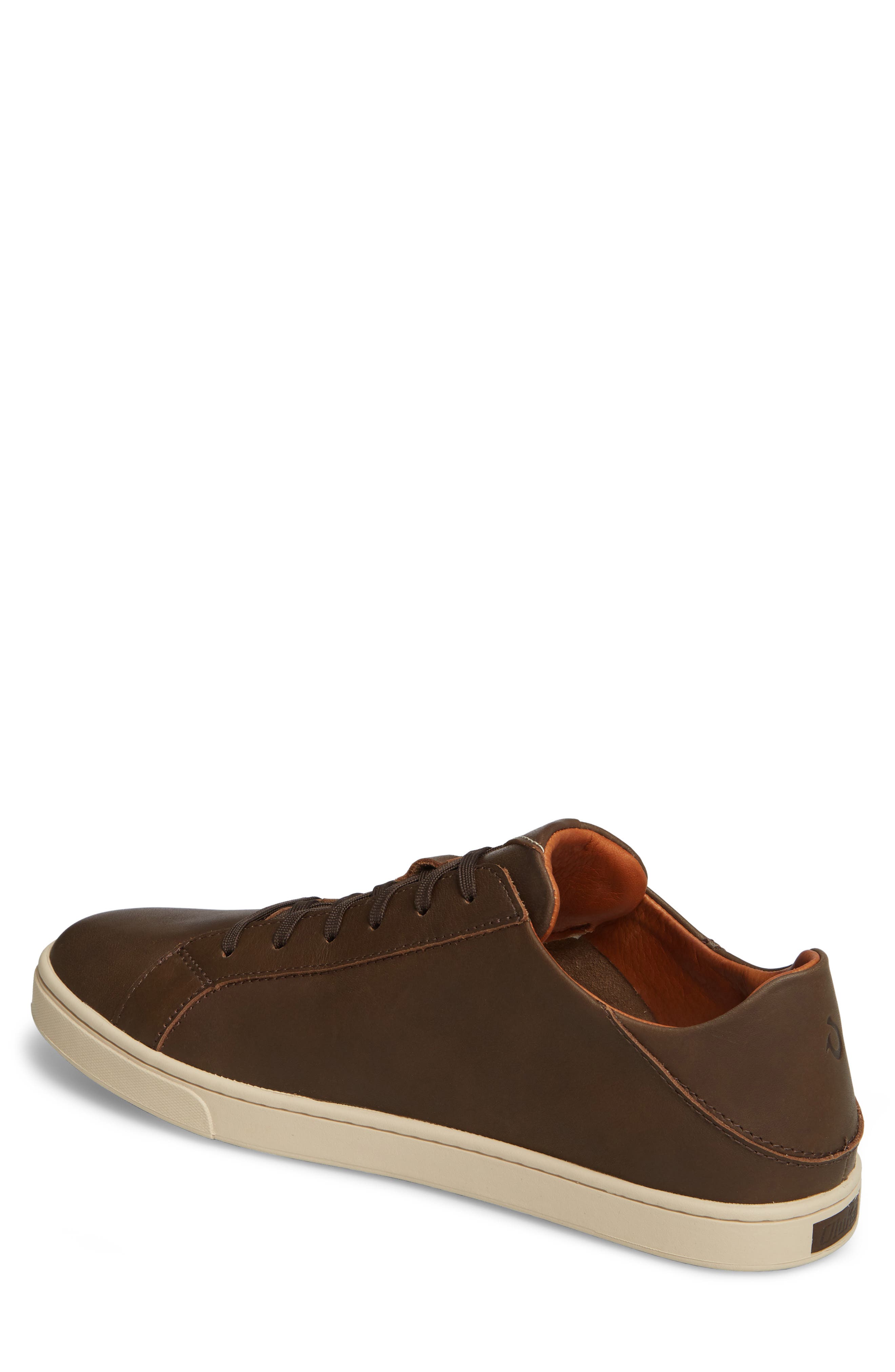 Kahu Pahana Sneaker, Alternate, color, ESPRESSO/ TAPA LEATHER