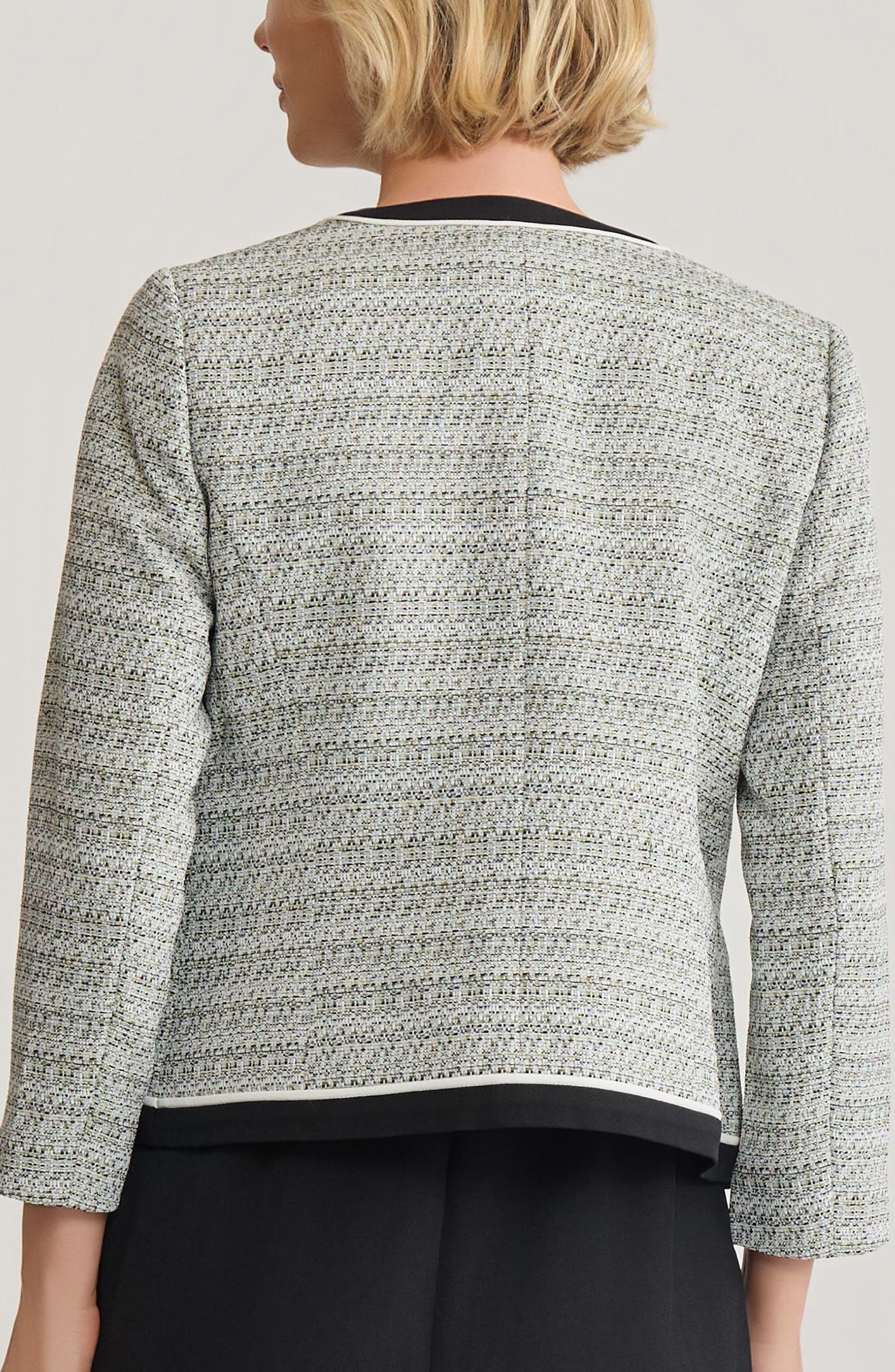 Contrast Detail Tweed Jacket - image 2