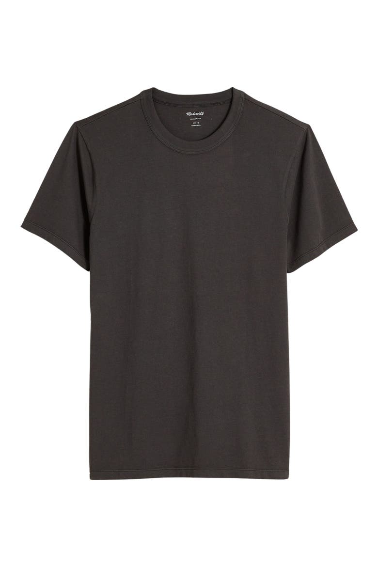 Allday Garment Dyed Cotton T-Shirt, Alternate, color, BLACK COAL