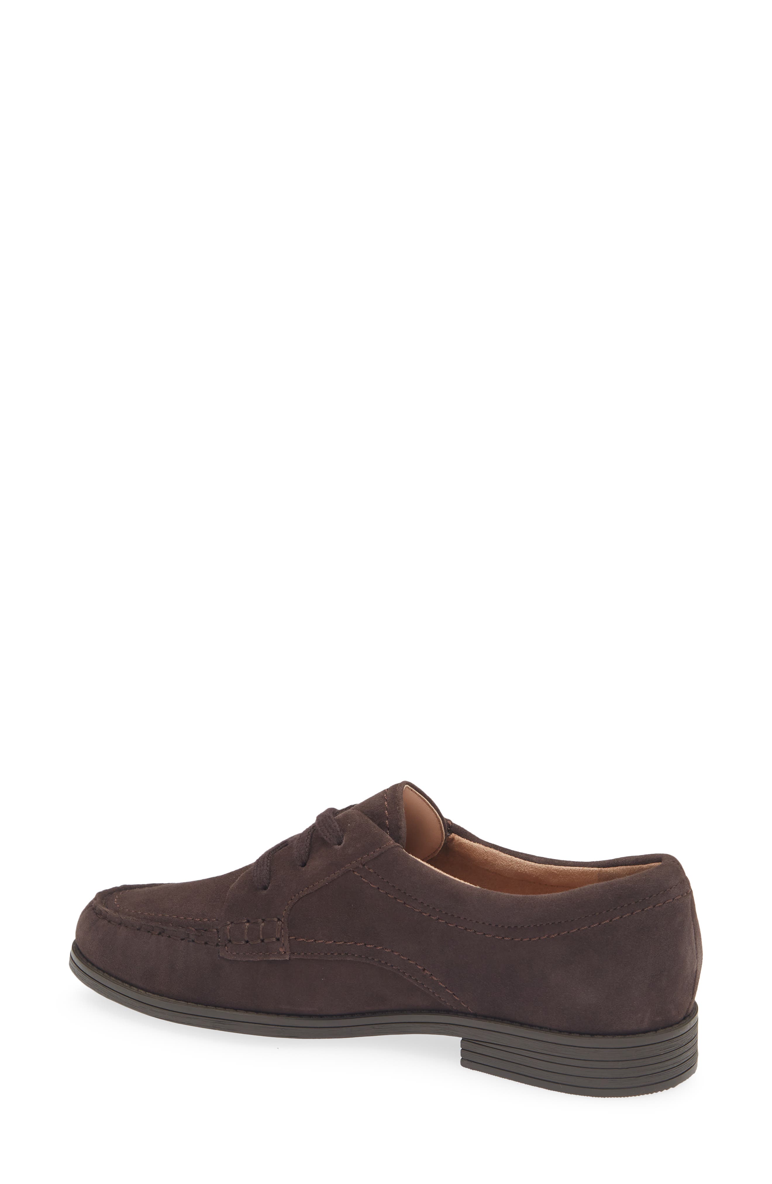 Stassi Leather Derby, Alternate, color, DARK CHOCOLATE SUEDE