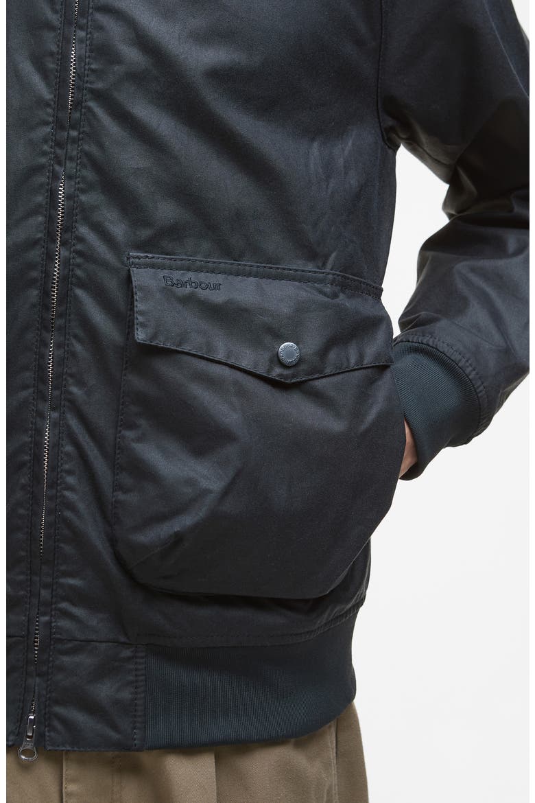 Modern Royston Waxed Cotton Jacket, Alternate, color, NAVY