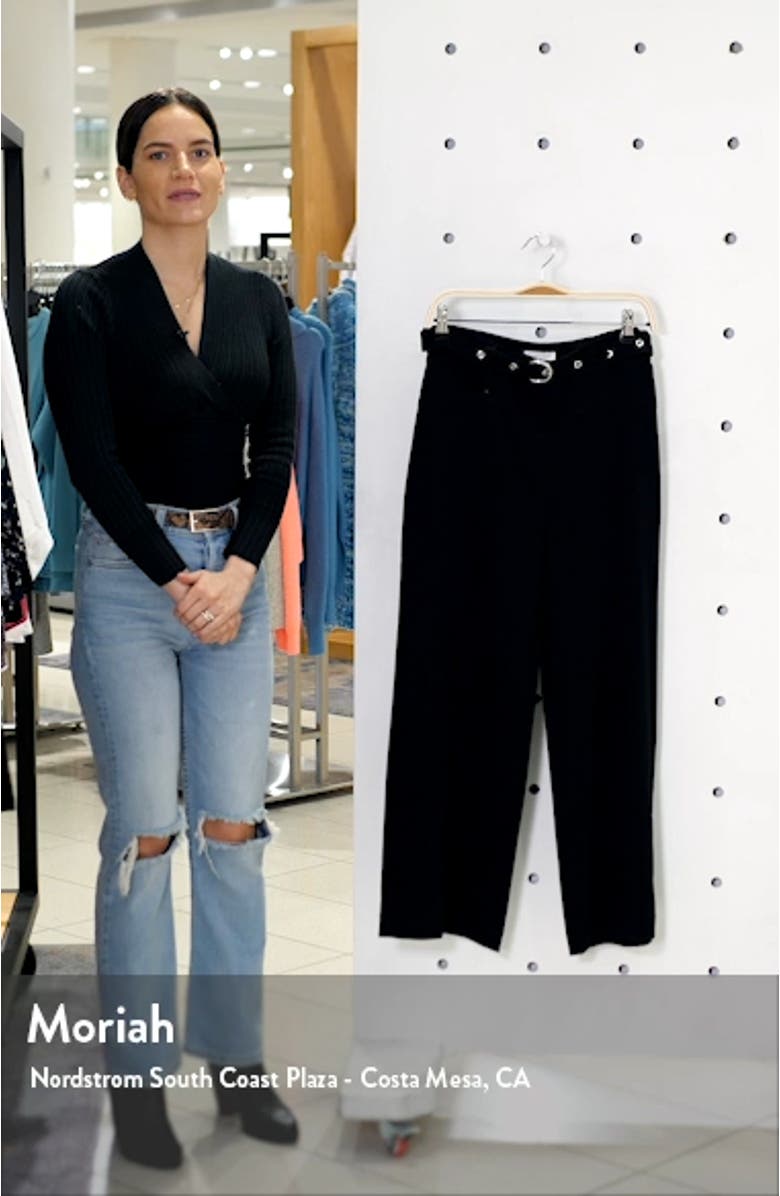 Polly Belted Wide Leg Pants, sales video thumbnail