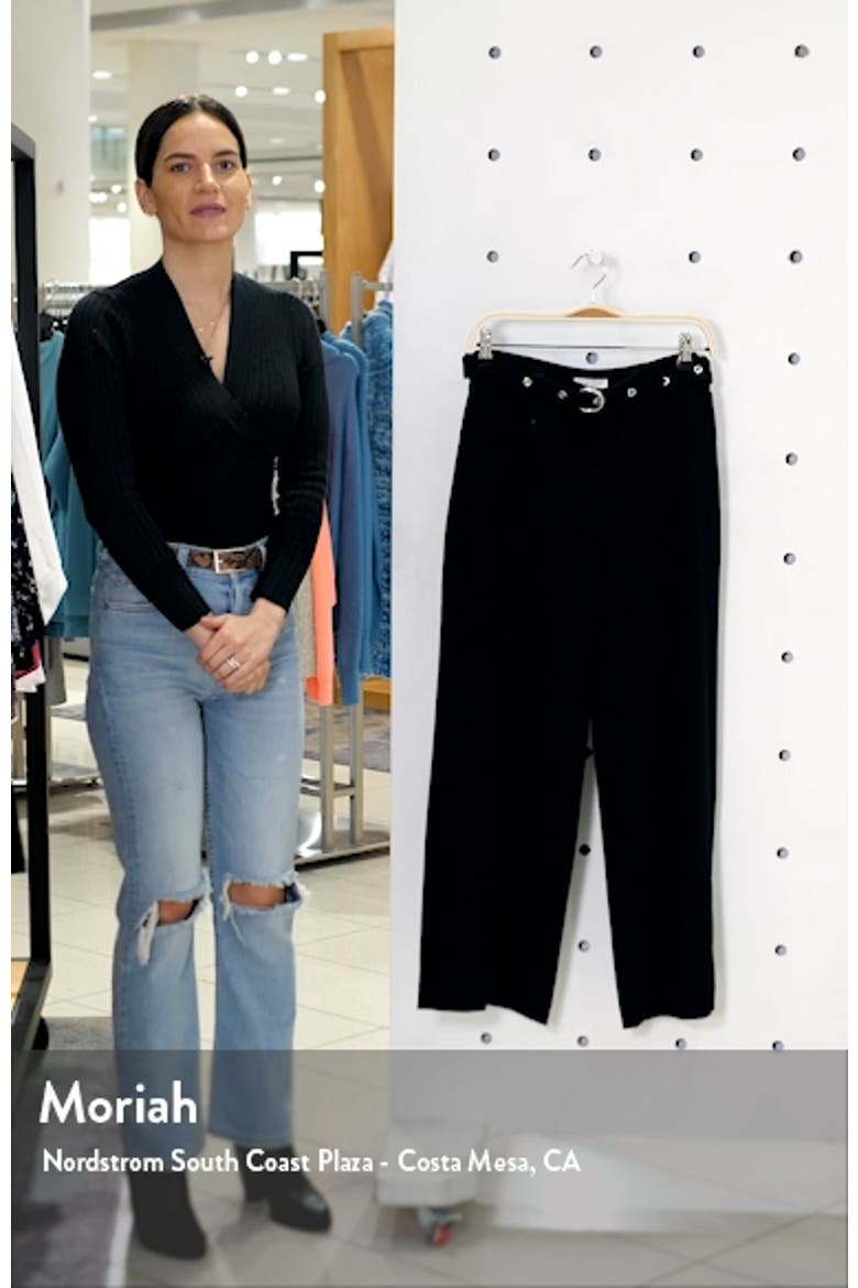 Polly Belted Wide Leg Pants video