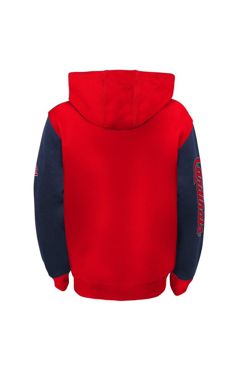 Outerstuff Youth Fanatics Branded Red/Navy St. Louis Cardinals Postcard Full-Zip Hoodie Jacket, Alternate, color, 