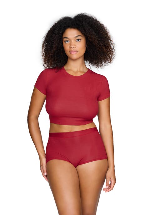 The Baby Tee (Modal Silk Rib)