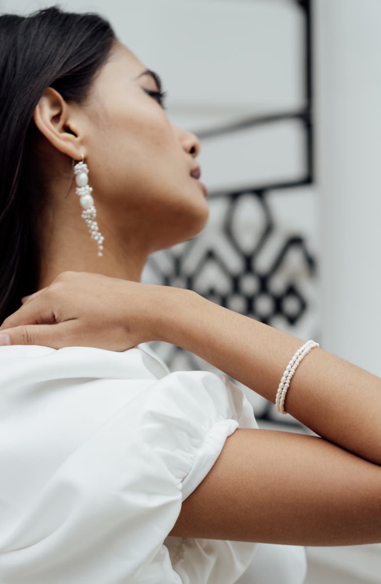 Freya Rose Seed Pearl Bracelet, Alternate, color, 