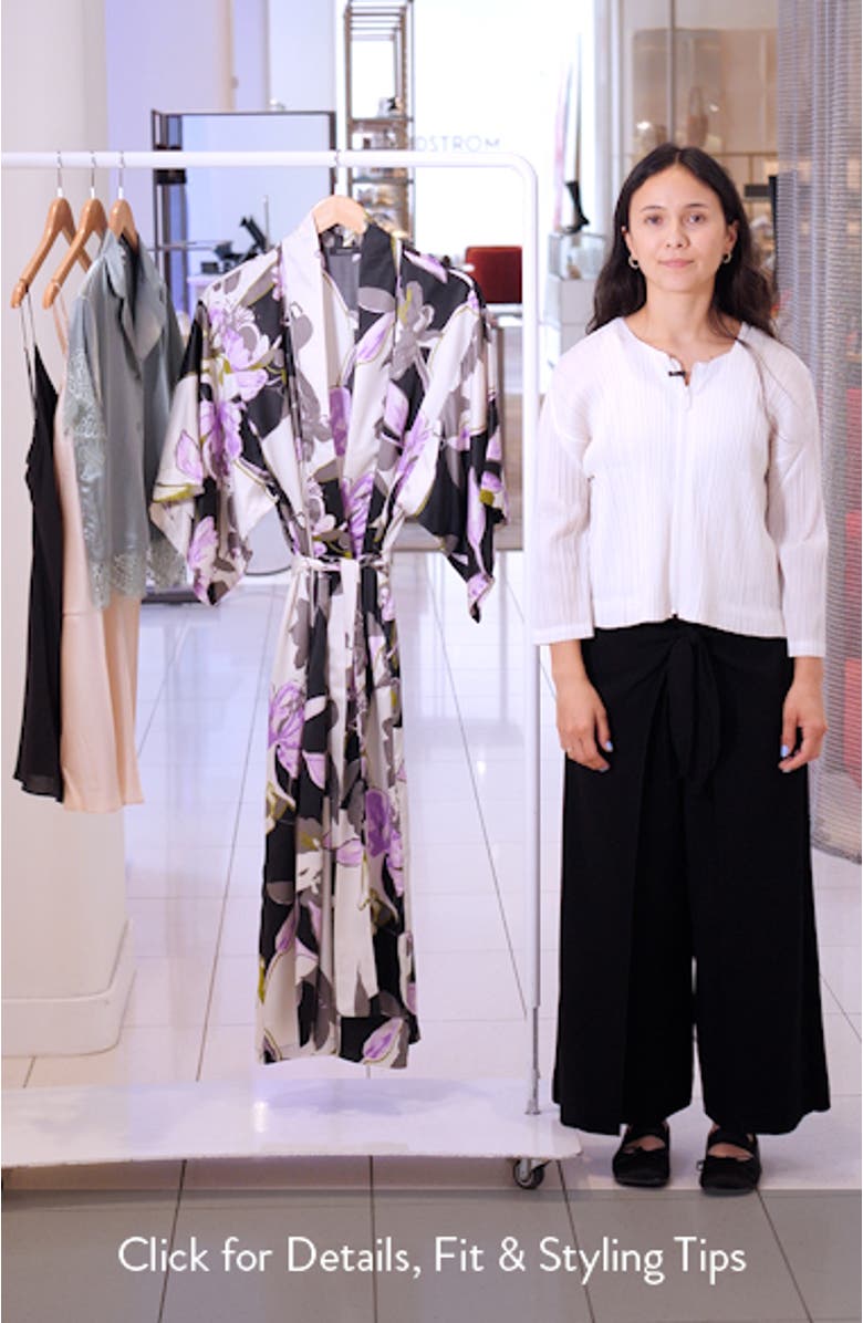 Hayworth Floral Robe, sales video thumbnail