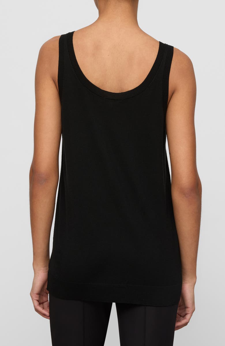Lafayette 148 New York Scoop Neck Merino Wool Sweater Tank, Alternate, color, 