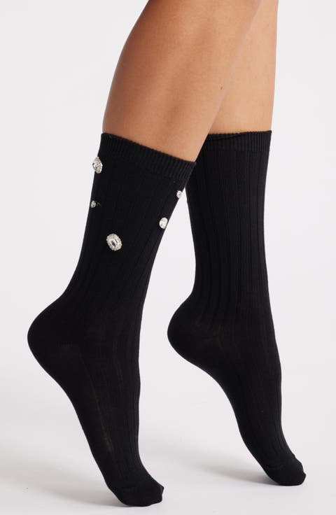Kate Gem Crew Socks