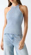 GUESS Metallic Rib Tank