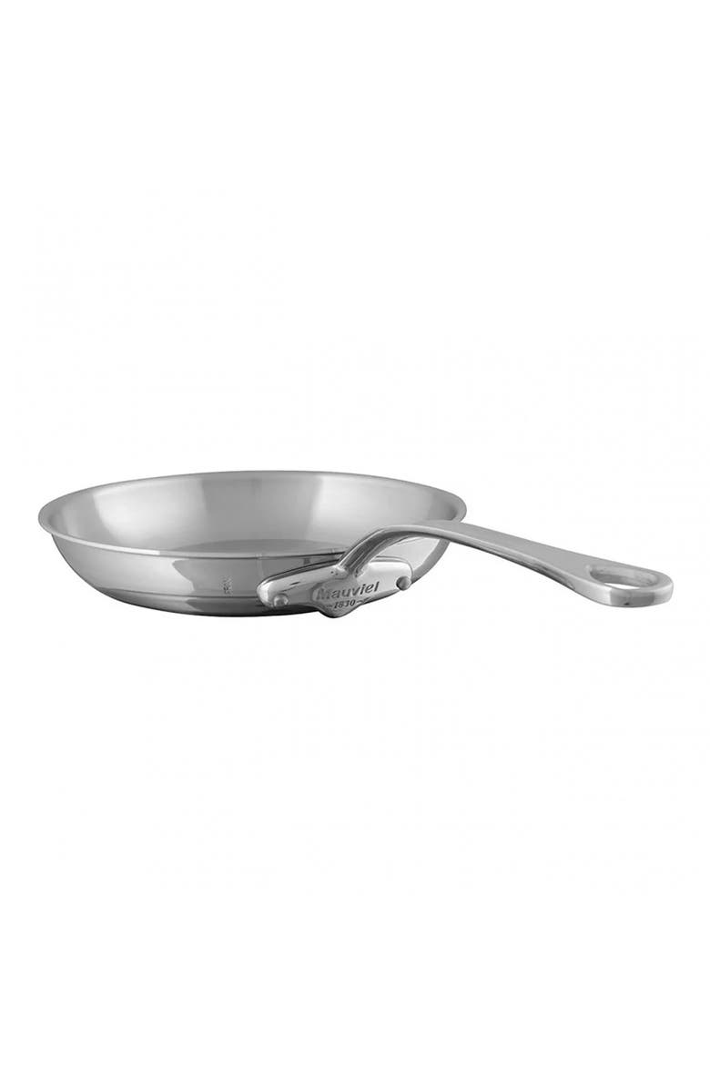 Mauviel M'Cook 8 Inch Stainless Steel Round Frying Pan, Main, color, Silver