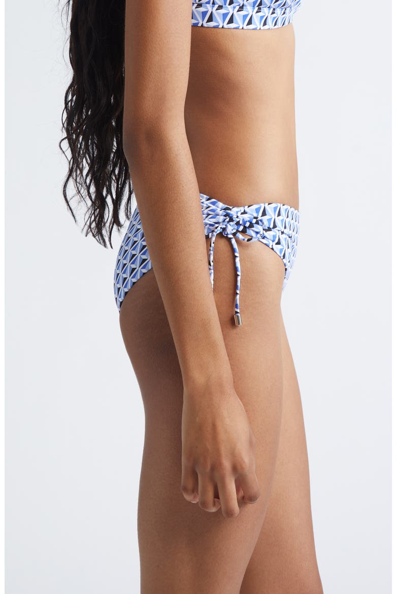 Sibilla Beachwear Ruched Bikini Bottoms, Alternate, color, CORNFLOWER BLUE