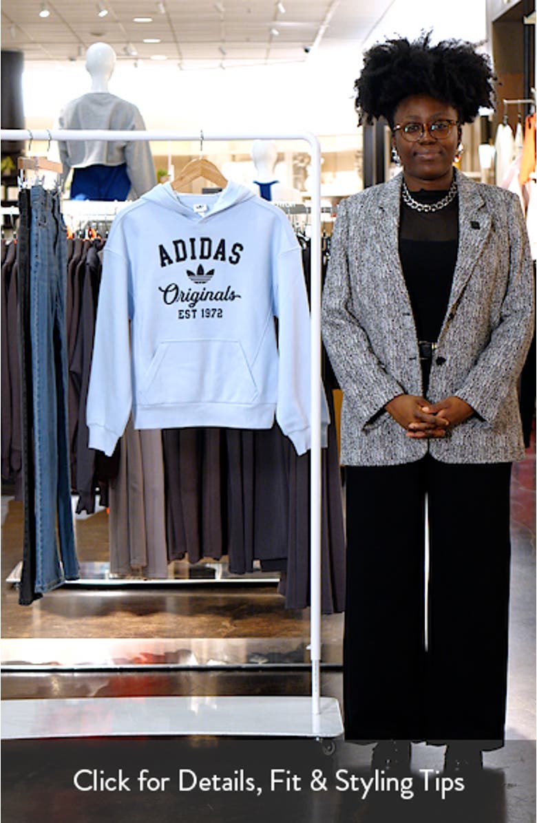 Kids' Varsity Cotton Blend Fleece Hoodie, sales video thumbnail