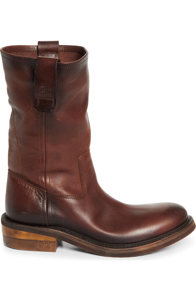 Miu Miu Slouchy Boot, Alternate, color, Caffe