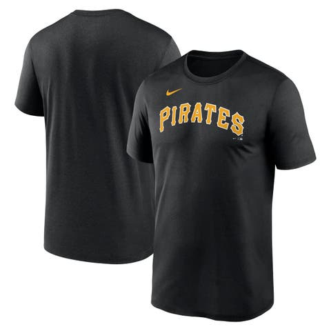 Men's Nike Black Pittsburgh Pirates Legend Fuse Wordmark T-Shirt