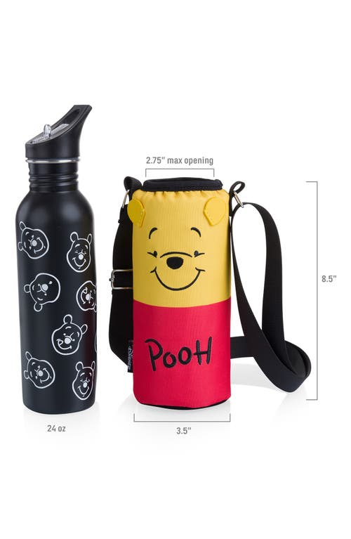 Picnic Time Winnie The Pooh Bottle & Cooler Sling In Red