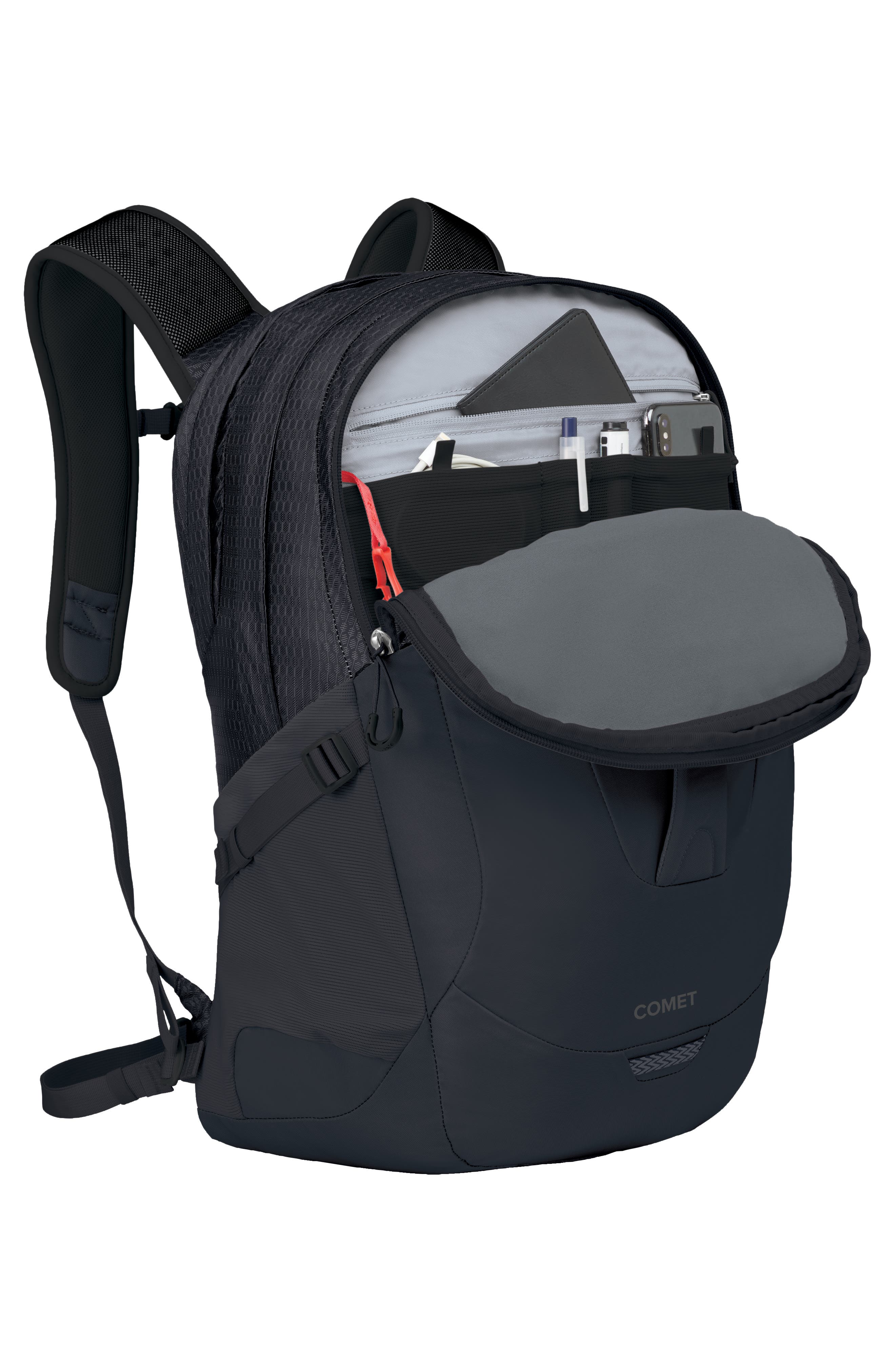 Osprey Comet Backpack, Alternate, color, Black