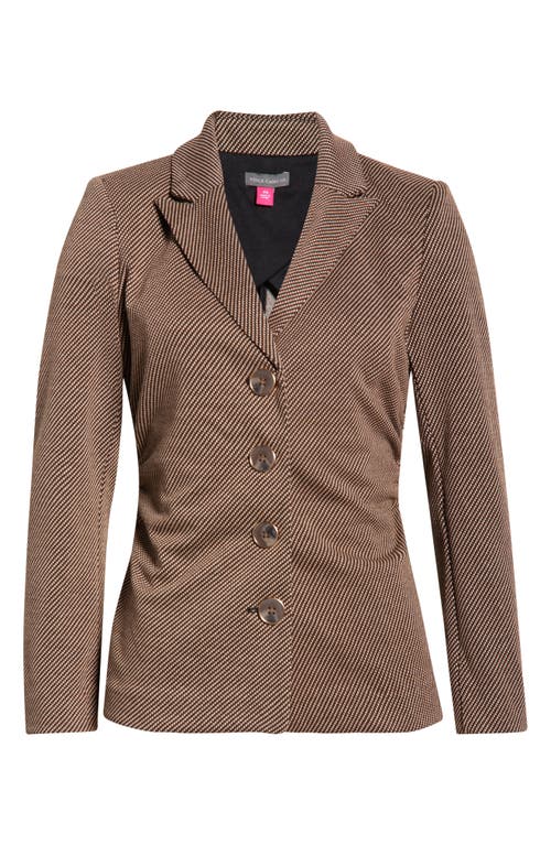 Vince Camuto Print Jacket In Brown