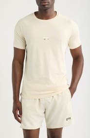 BOSS Slim Fit Solid Cotton T-Shirt