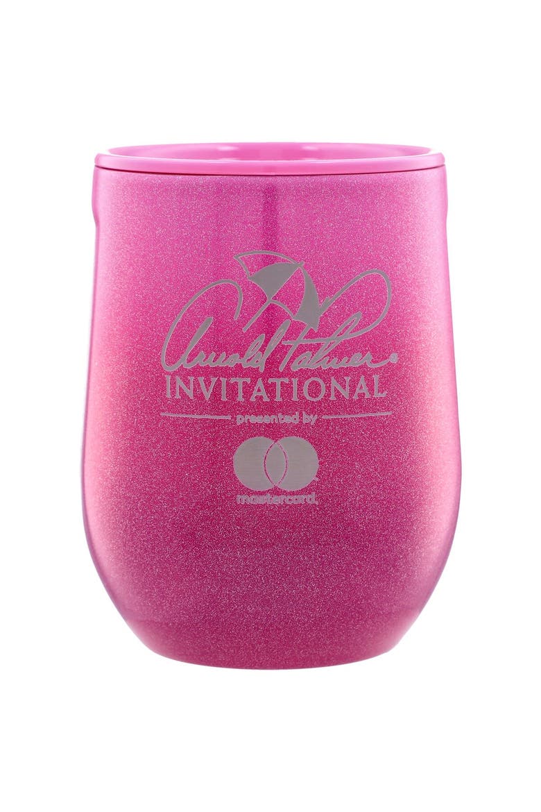 Pink Arnold Palmer Invitational 12oz. Stemless Wine Glass, Main, color, Pink