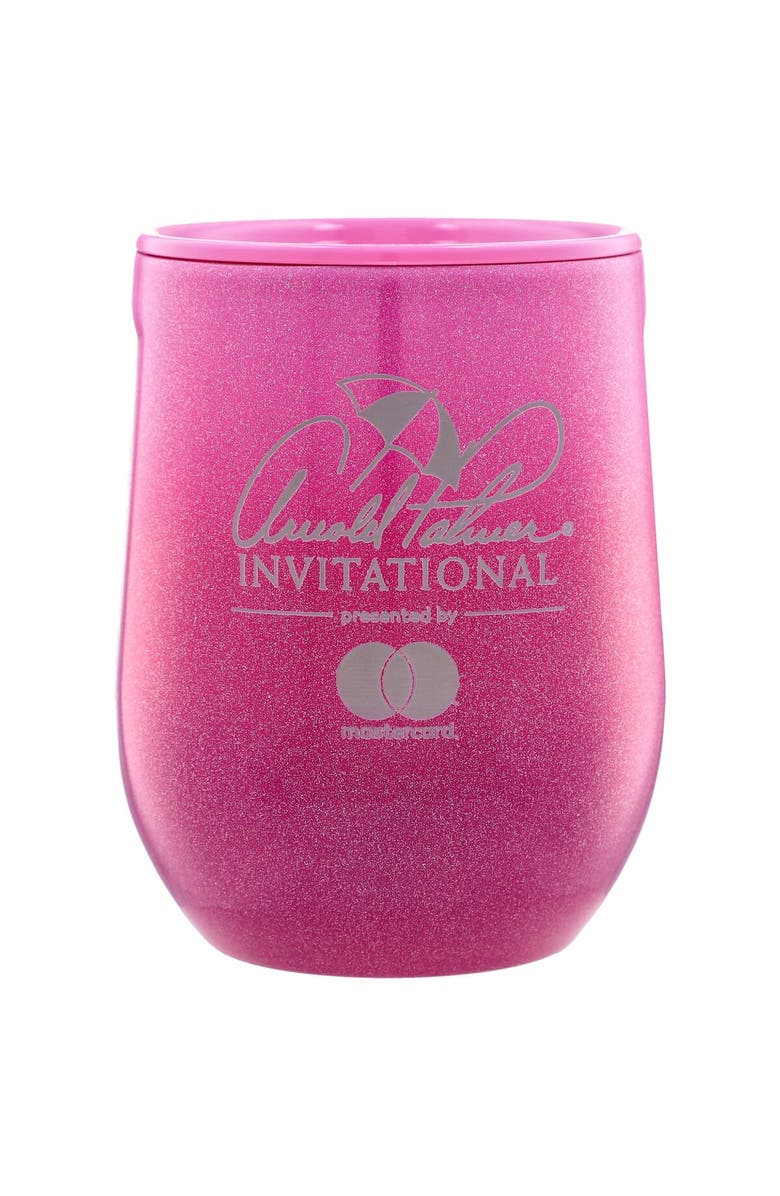 Corkcicle Pink Arnold Palmer Invitational 12oz. Stemless Wine Glass, Main, color, Pink