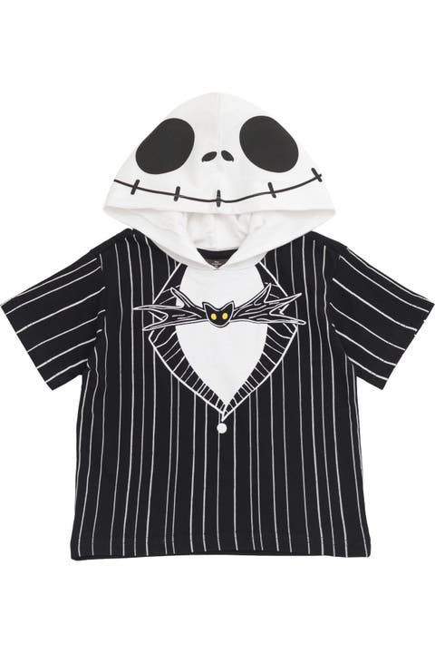 Nightmare Before Christmas Short Sleeve Hooded T-Shirt