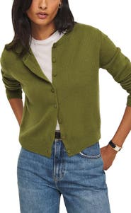 Reformation Clara Cashmere Crew Cardigan