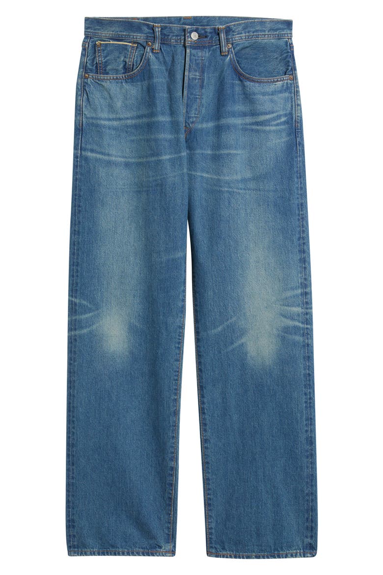 Wide Straight Leg Jeans, Alternate, color, SPRING RINSE