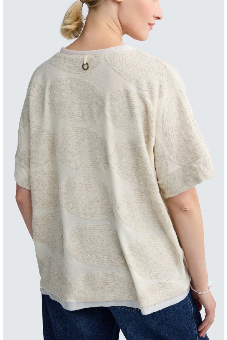 Blair Textured Hemp & Cotton Blouse, Alternate, color, Nature