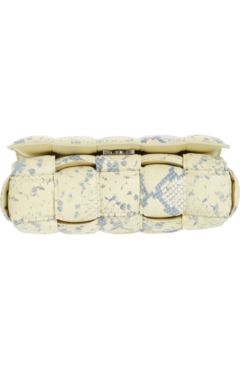 Bottega Veneta Padded Cassette Python Embossed Leather Crossbody Bag, Alternate, color,