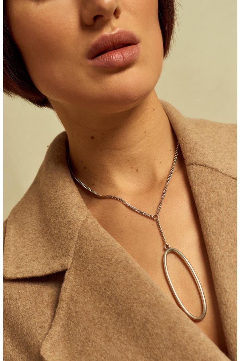Skylight Necklace, Alternate, color, Silver